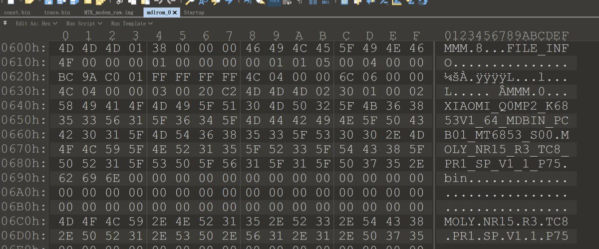 AlexMyFavorite's tweet photo. Can anyone tell me how to parse the GFH file format of this Mediatek baseband and load it correctly into IDA Pro? https://t.co/NGk0nQiN6L