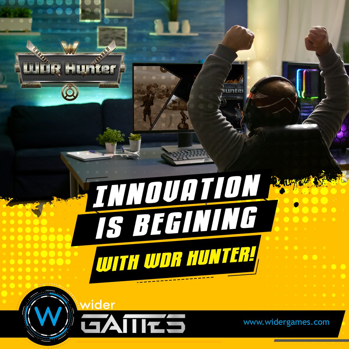 CoinWider's tweet photo. Innovation is beginnig with Wdr hunter!!
🎮 https://t.co/33gnttWLaE