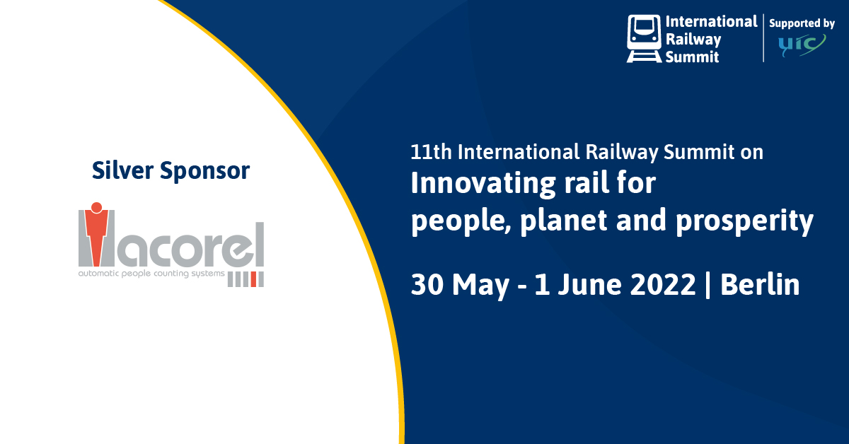 railsummit's tweet photo. People flow analytics experts @Acorel_Comptage will share their know-how with VIP buyers as Silver Sponsors of #irs11. Learn more about the 30 May β 1 June summit at https://t.co/nQ6M2XWMmT
#RailwaySummit #RailConference #Thursdaythought https://t.co/CGXjyPLrBg