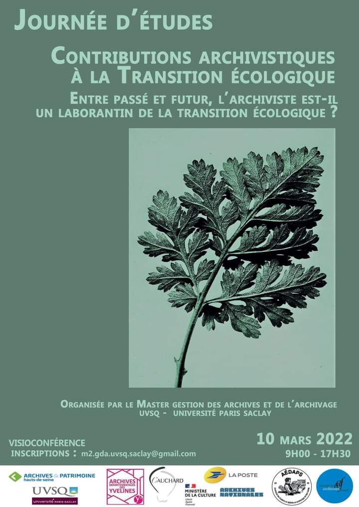 Master Archives-GDA UVSQ / Paris-Saclay tweet media