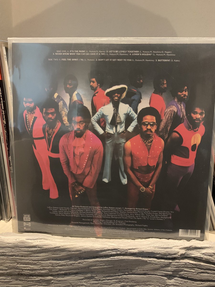 JazzPerigord's tweet photo. Thank’s @ACIDJAZZRECS for this deluxe reissue of Leroy Hutson’s 1976 album.
He was a collaborator of Donny Hathaway and Curtis Mayfield. He spent the 70’s writing and producing flawless and funky tracks. #vinylcollection #vinyladdict #vinylcollector #vinylcommunity #jazz #Funk https://t.co/P2OHBhuwS0