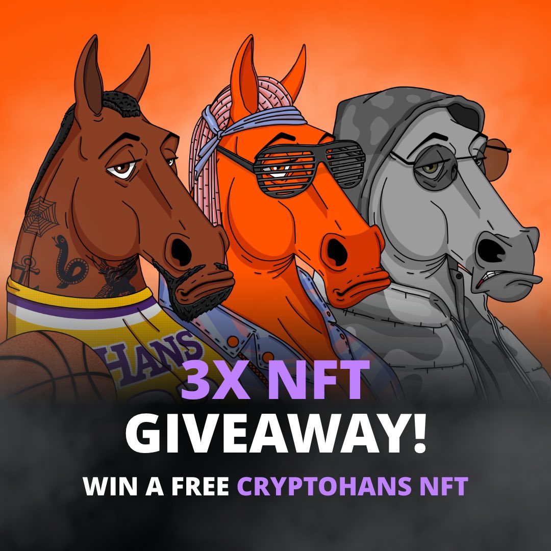 CryptoHansNFTs's tweet photo. #NFTGiveaway!

🎁 Raffle 3 #NFTs CryptoHans!

Enter:

1️⃣ RT this tweet + Follow @cryptohans_club

2️⃣ Be a Discord member https://t.co/oLIQx8EhHk

3️⃣ Write your Discord nickname in the comments

🏆Announcement of winners: 12 March at 6 pm CET in Discord!

Good luck NFT Community! https://t.co/c7wxqCiaJe