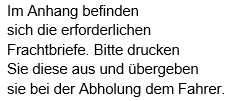 Hier ein Auszug aus einer E-Mail, die wir kürzlich erhalten haben... Im digitalen Zeitalter wünschen wir uns, dass das Ausdrucken von Frachtbriefen schnellstmöglich der Vergangenheit angehört. #paperless #elogistics #digitalage