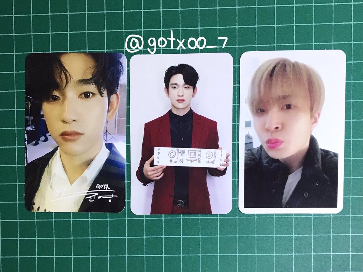 gotx00_7's tweet photo. ✅ การ์ดยองแจ 100.-
✅ การ์ดจินยอง ใบละ 120.-

❌ไม่มีตำหนิ
📮ส่งเหมา 20 แฟรช/ลทบ

ทักมาสอบถามขอดูเพิ่มได้เลย
#ตลาดนัดอากาเซ่ #ตลาดนัดgot7 หา https://t.co/E9j9AXcho1