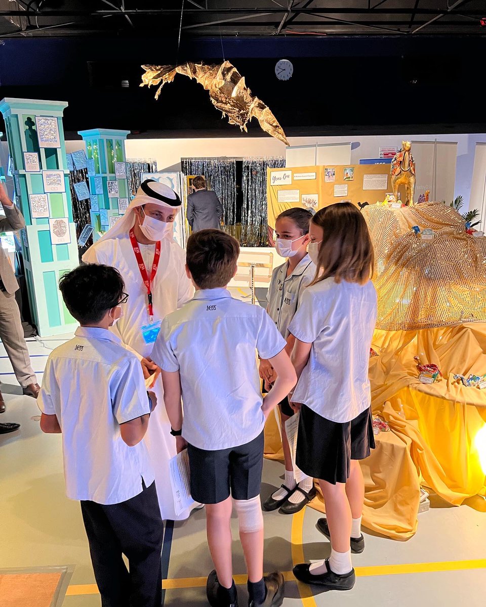 We were delighted to have His Excellency, Dr Abdulla, Director General of the <a href="/KHDA/">KHDA | هيئة المعرفة والتنمية البشرية بدبي</a> with us this morning to officially open the <a href="/JESSJumeirah/">JESS Jumeirah</a> Art Exhibition to celebrate the #UAE50. An inspiring showcase of the culture of the UAE created by each Year group at <a href="/JESSJumeirah/">JESS Jumeirah</a>.