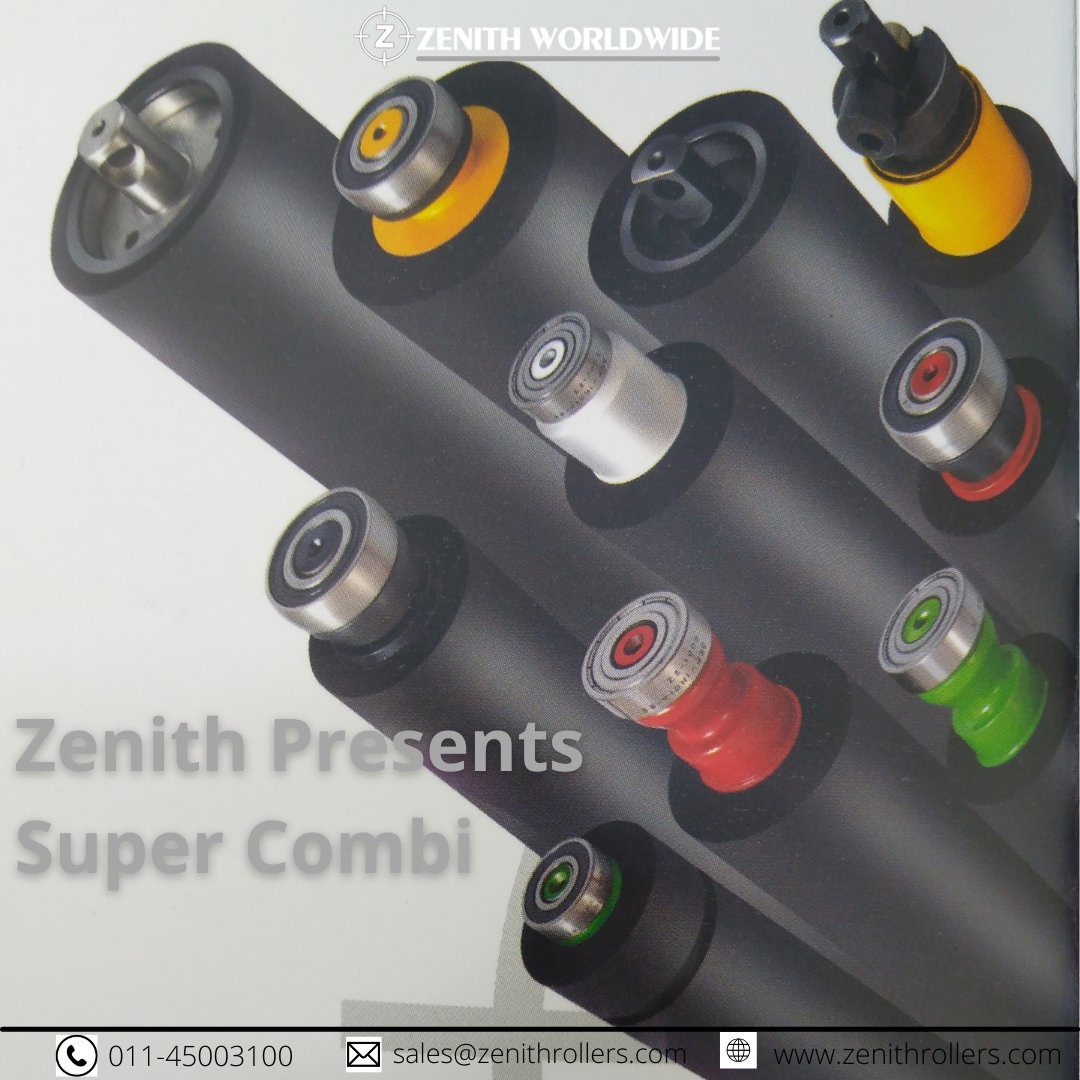 ZENITHROLLERS's tweet image. Some advantages of using – Super Combi
Reduced ink misting by lowering the temperature of the printing rollers and inks.
UV inks and chemicals provide excellent swelling resistance.
Better tensile strength, dimensional stability, and hardness stability. #zenithrollers #Twitterhub
