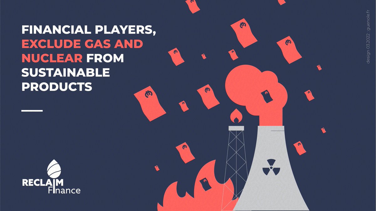 ceebankwatch's tweet photo. 🇪🇺 #SustainableFinance experts are clear: “#taxonomy-aligned” support to gas and nuclear is #greenwashing.

To follow the science, financial institutions must exclude gas and nuclear from all sustainable/green products.

Read the open letter⬇️
https://t.co/u0jEjmiHK7 https://t.co/ESFAZ9zV2G