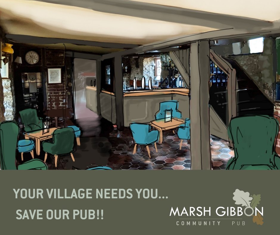 MarshPub's tweet photo. You can support the campaign to save The Greyhound Inn with a donation of any sum up to £250. Donating money will not give you a vote at CBS meetings, but you will still be playing a part in the future of our community.
Find the form and info here: https://t.co/9L7IxFomQf https://t.co/yiuZ8Cmk0D