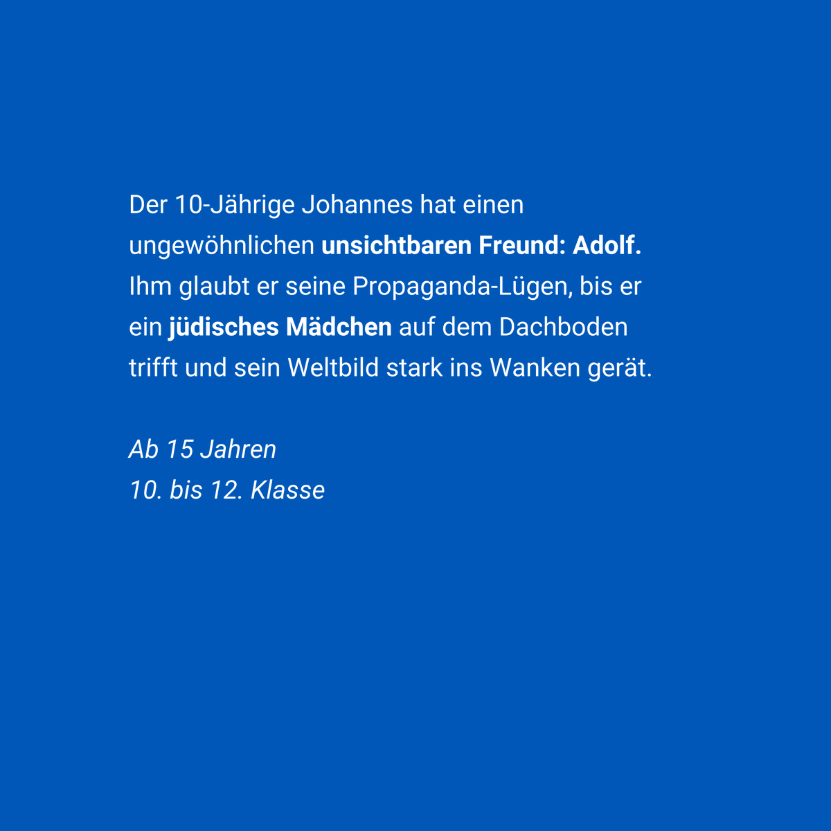 SKW_BW's tweet photo. Teil II unserer Filmreihe: Heute stellen wir euch drei weitere besondere Filme aus unserem Programm vor. Auf ganz unterschiedliche Art greifen sie die Themen Verfolgung, Familie und Nationalsozialismus auf.
1/2
#filmbildung #skw #twlz #edubw #Filmmusik #peace #refugees https://t.co/aCXEwHRshS