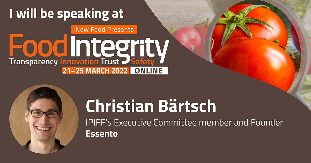 IPIFF_org's tweet image. 🍽️Interested to know more about the #edibleinsect sector? 

#IPIFF Executive Committee Member in charge of Communication #ChristianBärtsch will take part in the #FoodIntegrity event taking place between the 21st and 25th of March this year. 

1/2