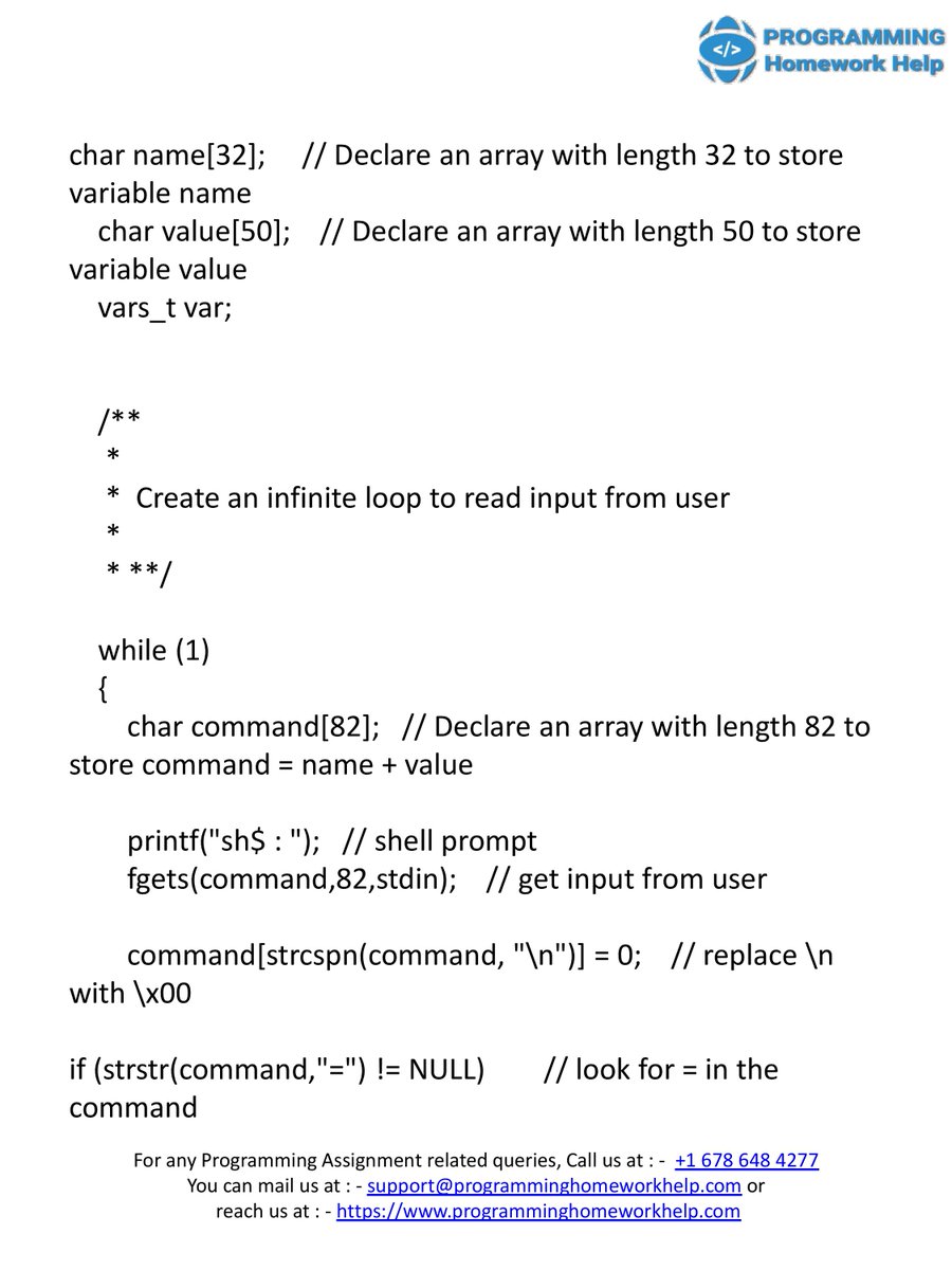 ProgrammingHom1's tweet image. I am Cage T. I am a C Homework Expert at programminghomeworkhelp.com. I hold a Ph.D. in Programming from, the University of California, USA. I solve homework related to C. To see the full assignment Visit behance.net/gallery/139101…
#ProgrammingAssignmentHelp #ProgrammingHomeworkHelp