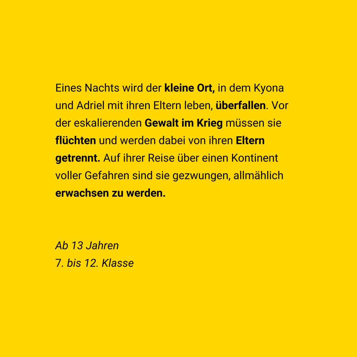 SKW_BW's tweet photo. Im letzten Teil unserer Reihe befassen sich die Filme mit den Fragen: Was bedeutet Familie in Krisensituationen? Wie kann Hilfe aussehen? Und welchen Stellenwert hat Liebe im Krieg?

1/2

#filmbildung #skw #twlz #edubw #Filmmusik #peace #refugees https://t.co/g3kRhWYr1P