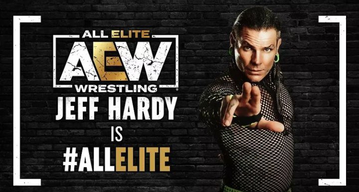 ErnKseWrestling's tweet photo. JEFF HARDY #ISALLELITE β#AEW https://t.co/RXW9Y3CNr9