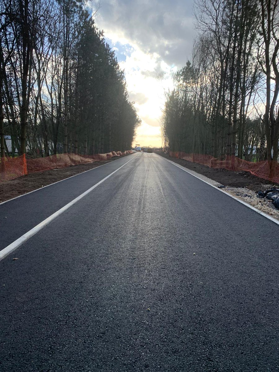 CLSconstruct's tweet photo. Thorpe Park tarmac works now complete on the main site access road #clscivilengineering #clsconstruction #clsdemolition #clssurvey https://t.co/PMPnNtwMCF