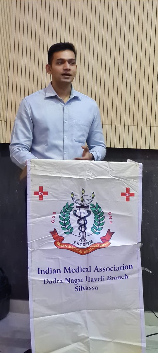IMA_DNH's tweet photo. Offline CME post covid academic talk on"Demystifying Plastic Surgery” by Dr. G L Chaudhary plastic surgeon and excellent oration by Collector Sir,Dr Rakesh Minhas I.A.S (M.S) on Nationalism &amp; Patriotism
What's last patriotic act that you have done?
@IMAIndiaOrg @Minhas1Rakesh https://t.co/CtE7rT5nTS