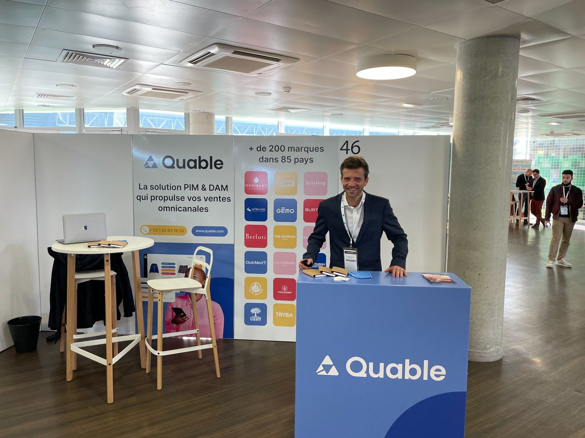 QuablePim's tweet photo. Les équipes de Quable vous attendent au Salon Click&Shop organisé par la @CCILYONMETRO au Stade Geoffroy-Guichard à St Etienne.
Venez vite les rencontrer !
#ecommerce #PIM #clickandshop https://t.co/GQrv6UCBer