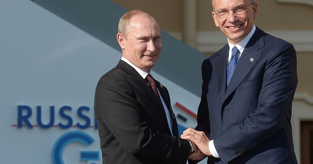 Libero_official's tweet photo. #Berlusconi o #Salvini? No, #EnricoLetta: "Quando ha firmato 28 accordi con #VladimirPutin". Ma la sinistra lo tace...  https://t.co/ZtriFktO2K https://t.co/qvk1tLAcFk