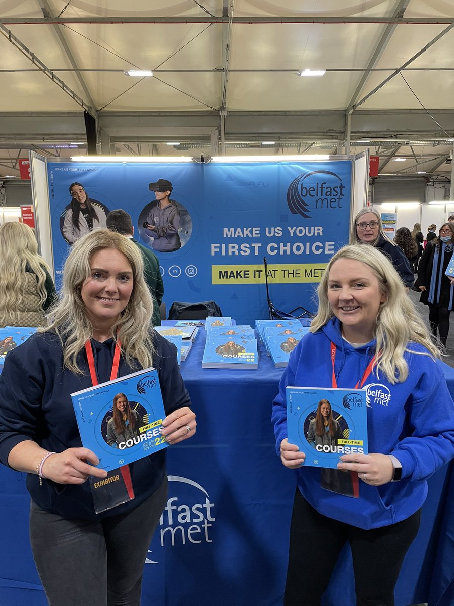 bfastmet's tweet photo. Our Careers team was busy at the UCAS Exhibition today, discussing the many options availble to sixth years from schools around the country. We hope to see some of you back at Belfast Met next year!
If you are at UCAS today, call over to Stand 27!
#MakeUsYourFirstChoice https://t.co/5IrOfFVdnF