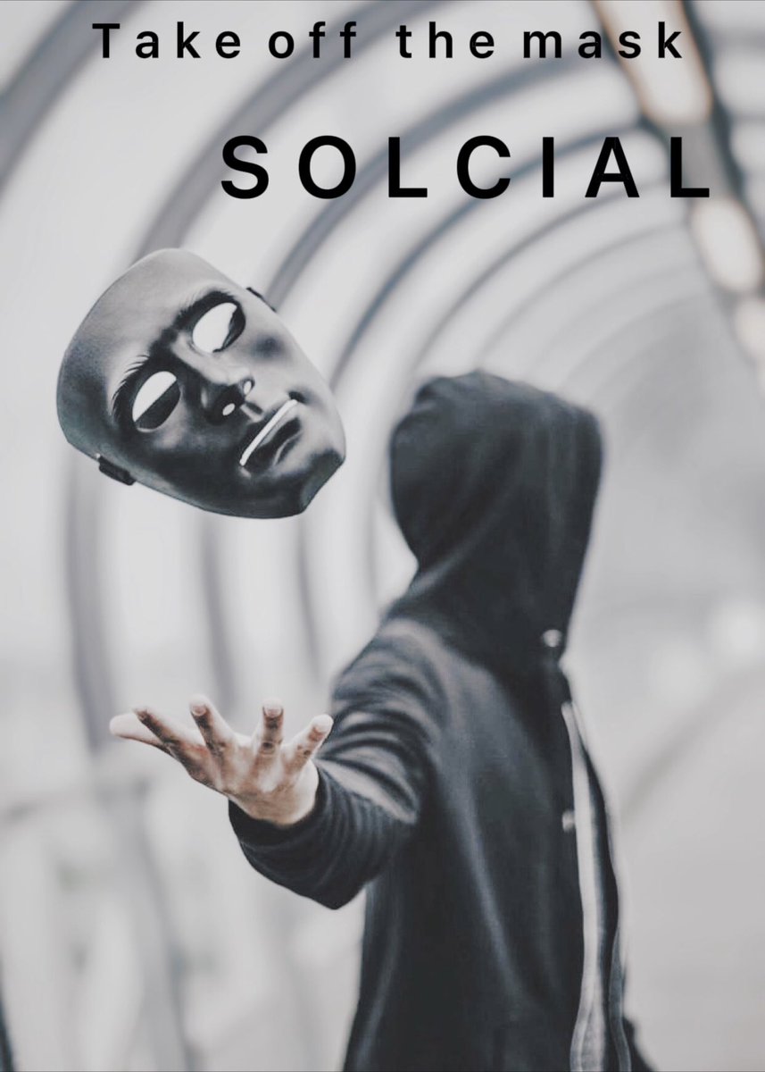 wr873's tweet photo. Take off the mask. Feel free to #Solcial @solcialofficial #SLCL https://t.co/oY27G7tiCU