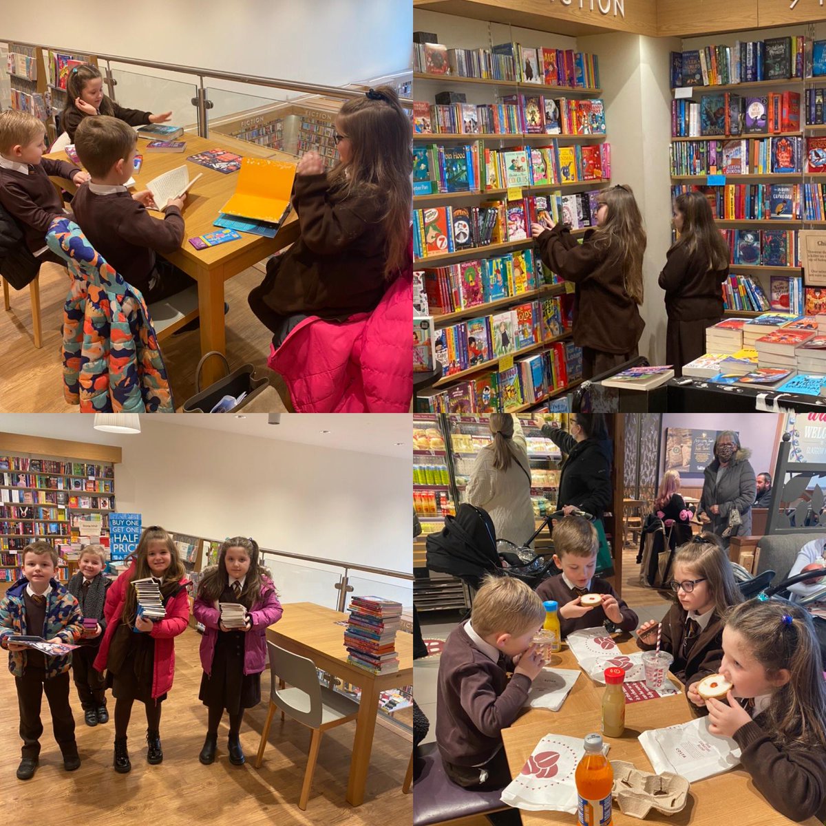 StMichaelsPNS's tweet photo. An excellent day out celebrating successful pupils, many thanks to Erica @waterstones and Claire @costa #readingschools https://t.co/Z8Qznt9g8A