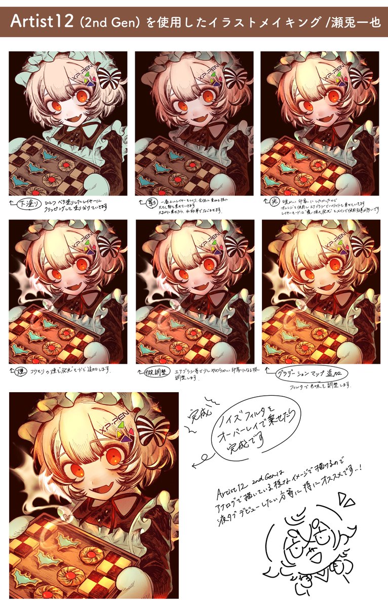 @XPJapan 【メイキング】
液晶タブレット
XP-PEN Artist12セカンド豪華版を使用しイラストを制作しました!
公式楽天スーパーセール3/11まで23%OFFセール中だそうです
👇
https://t.co/b4Yuw7maT2