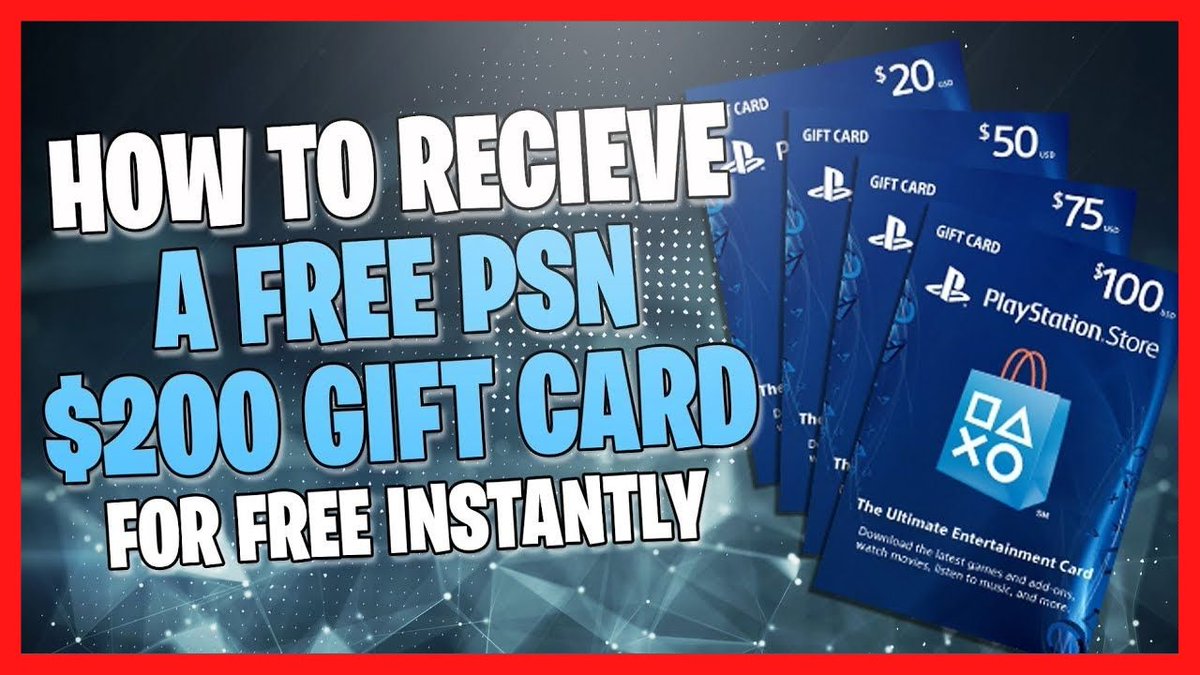 free ps4 gift card $50 psn / Twitter