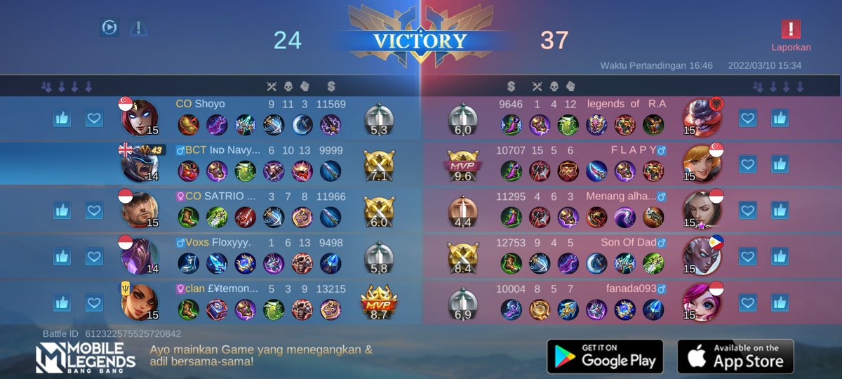 Fatkhulhuda90's tweet photo. Ayo bergabung dengan tim saya, tantang semua Player MOBA terbaik bersama! 
https://t.co/lzkkciqUx9 https://t.co/m1Tq8wGGN7