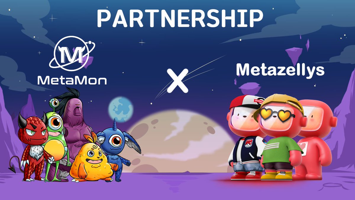 metamonproject's tweet photo. METAMON X 메타젤리스 화리추첨이벤트🎊

메타젤리스 프로젝트와의 파트너쉽을 통해 제공받은 메타젤리스 화이트리스트 100장을
METAMON 5개이상 홀더분들중 추첨하여 드립니다.🎁 https://t.co/Td8rVl7m5R