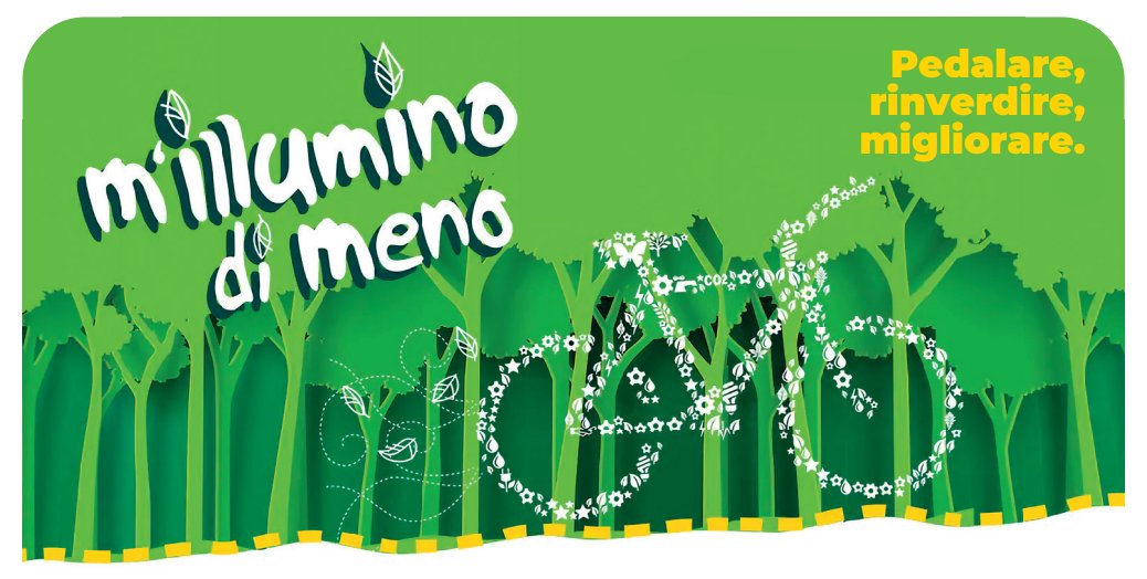comunepadova's tweet photo. 👉🌍 "M'illumino di meno", la giornata del risparmio energetico e degli stili di vita sostenibili, quest'anno si celebra l'11 marzo con un'edizione intitolata “Pedalare, rinverdire, migliorare”.
Programma delle iniziative a #Padova ▶ https://t.co/vzjiHWgiv4 #MilluminodiMeno https://t.co/lWZASmxP0r