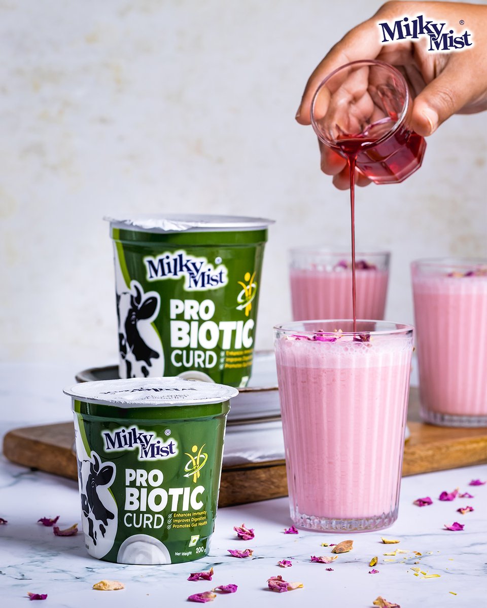 MilkyMistIndia's tweet photo. Making your daily dose of protein more delicious with Milky Mist Probiotic Curd.
Try it today!
#DailyDoseOfNutrition #Protein #ProbioticCurd #Healthy #MilkyMist https://t.co/79ztcOYDIJ