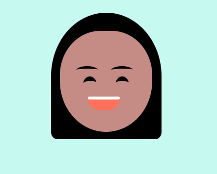 IreneJ0seph's tweet photo. Day 17/100: Created a simple avatar of myself😂 using #css.  

#100DaysOfCode #webdev #WomenWhoCode #HTML https://t.co/W6z3miQo1i