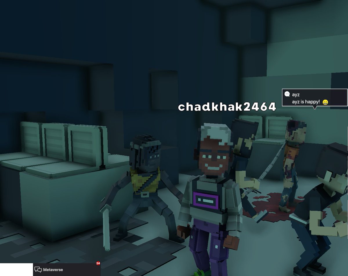 Albert_Brucee's tweet photo. @TheSandboxGame I just participated in the daily #SandboxAlphaS2Contest for a chance to earn up to 1,000 $SAND! Starting March 8 - Find Michonne &amp; her zombies. Check out my screenshot below! 👇 #SandboxAlphaS2 https://t.co/paMXPi9Z7H