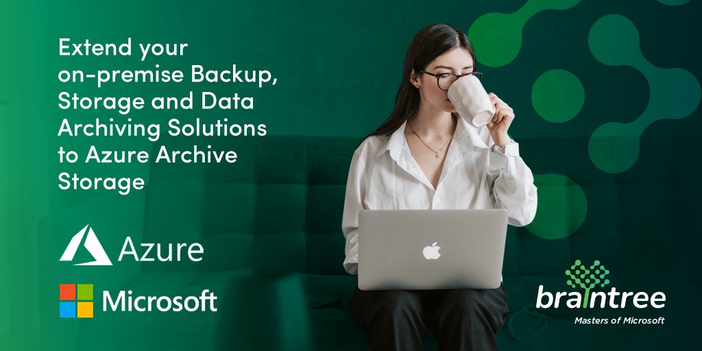 braintree_za's tweet photo. Azure Archive Storage offers low-cost, durable and highly available secure cloud storage for rarely accessed data with flexible latency requirements, reduce forecasting risks whilst transforming capital expenditure commitments. Visit https://t.co/CCEsdU40zi
#MastersOfMicrosoft https://t.co/4cRSrYcZLe