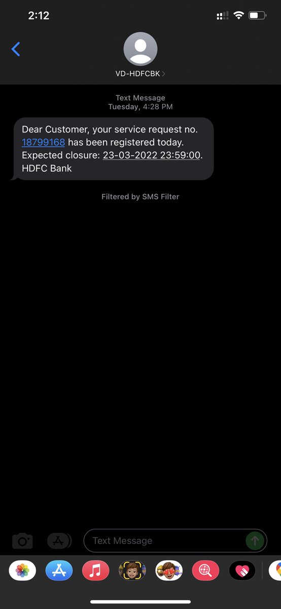 Rohithr51's tweet photo. @HDFCBank_Cares https://t.co/VguVIPNHEc