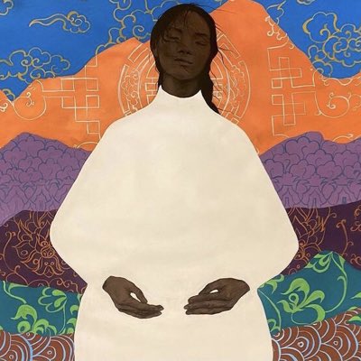 Praying for peace / art by Natalia Zanchevskaya