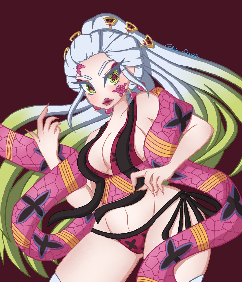 x_Cete's tweet photo. Daki - Demon Slayer 🦈

#DemonSlayer #digitalart #ArtistOnTwitter https://t.co/jtWWP1GKNz