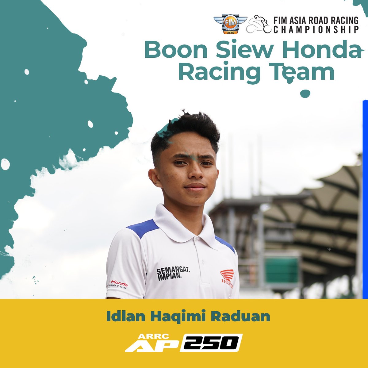 asiangp's tweet photo. Boon Siew Honda Racing Malaysia is getting the party started. RSVP here please!
#CountdownToRace #ARRC #AsiaPower https://t.co/mbSvmH0J57