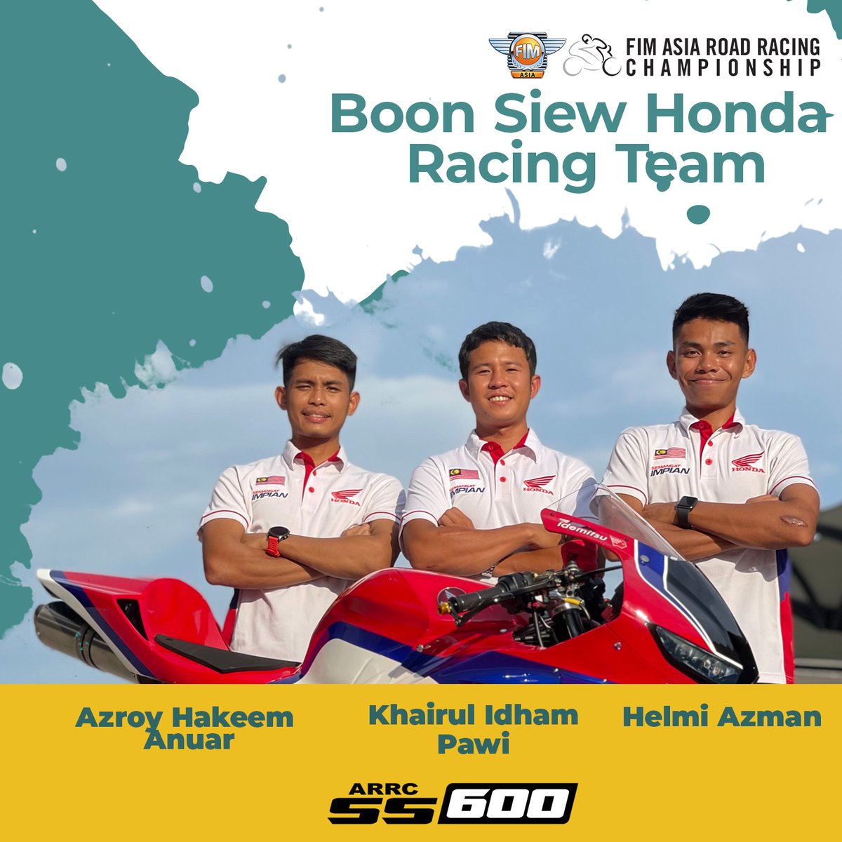asiangp's tweet photo. Boon Siew Honda Racing Malaysia is getting the party started. RSVP here please!
#CountdownToRace #ARRC #AsiaPower https://t.co/mbSvmH0J57