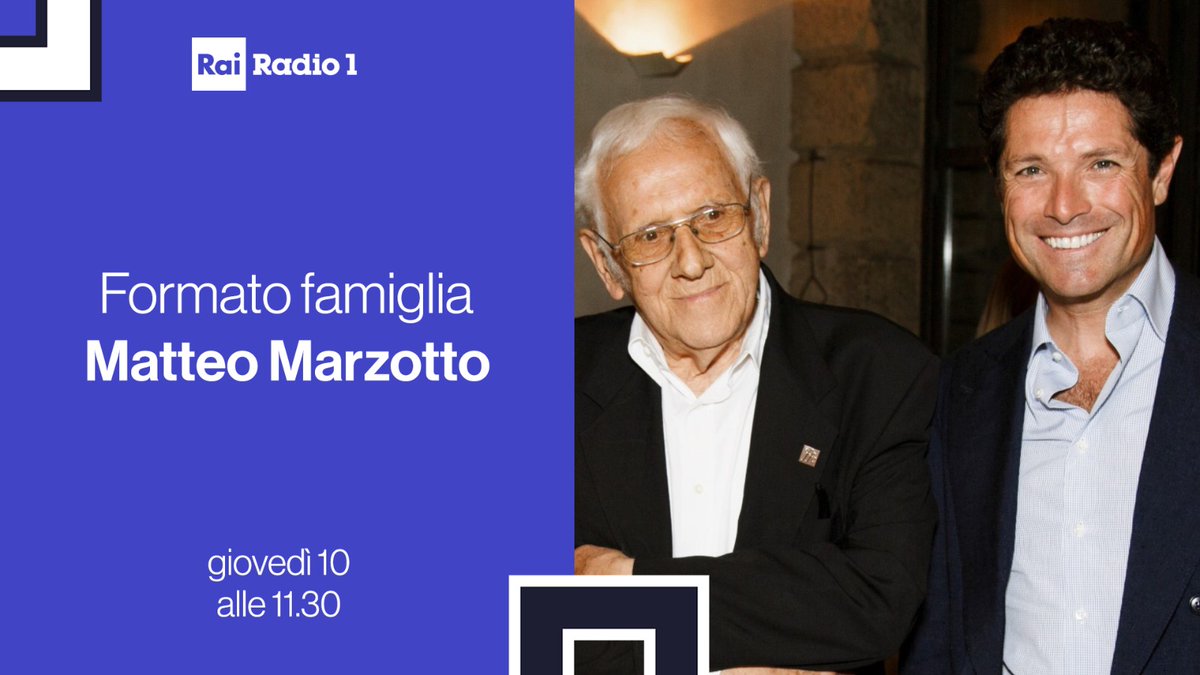 Radio1Rai's tweet photo. ⏰ Alle 11.30, a #FormatoFamiglia con @DiAlex971 e @SavinoZaba, @MatteoMarzotto, presidente della Fondazione Ricerca #FibrosiCistica, racconterà la storia sua e della sorella Annalisa, morta a 32 anni per questa malattia. 
Seguiteci 👉 https://t.co/N6Kb40zw6z  
📱 335 6992949 https://t.co/Fuyqh4AtZr