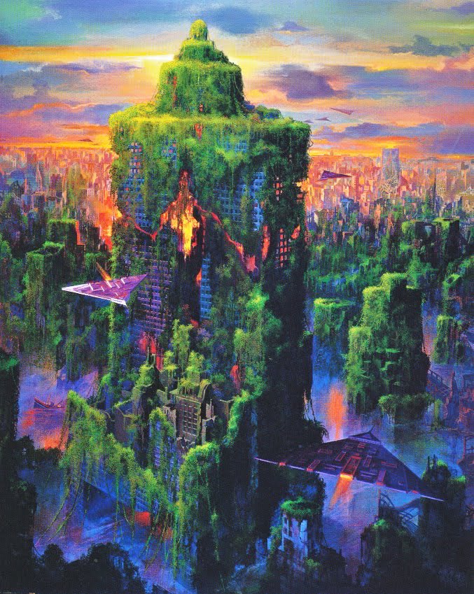 retroscifiart's tweet photo. Art by Paul Lehr for Tomorrow magazine (1993) https://t.co/rYUkaROE9f