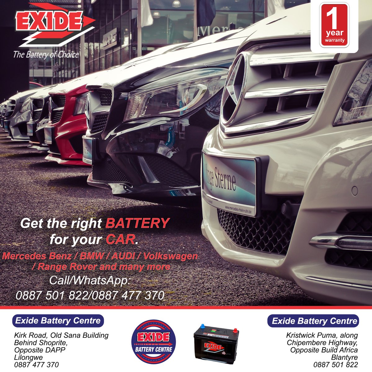 Exide Battery Centre tweet media