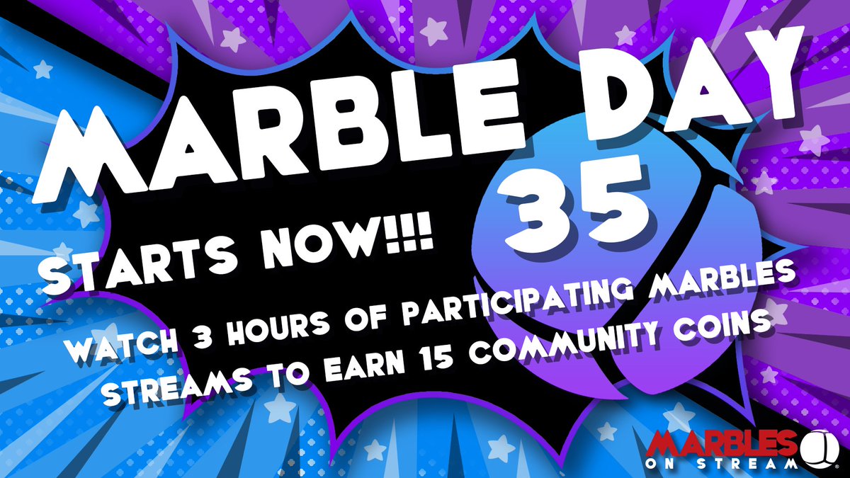PixelbyPixelStu's tweet photo. Marble Day 34 is HERE!!! What will you get from the chest after watching 3 hours of marbles from now till Saturday March 11th, 2022 at 12pm ET! https://t.co/9YLknAQ1TJ #MarblesOnStream #TwitchDrops #MarbleDay #New #Dev9 #March2022 https://t.co/8lYmPWR8vI