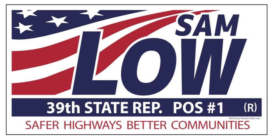 Sam Low (for 39th LD pos.1) tweet media