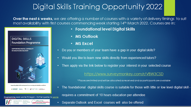 We are offering digital skills training opportunities. This is a great place for you, your team or organisation to start your digital journey no matter what age you are or what role you are in! Click here to register surveymonkey.com/r/VBW3CSD @LeonieFinnC @GSGerShaw
