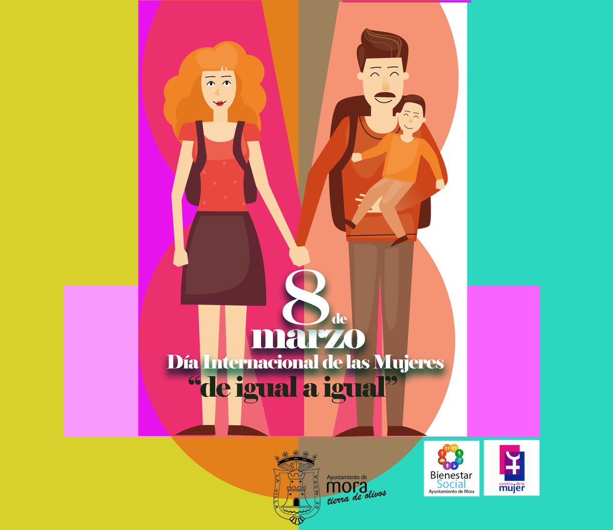 👧👩👵 #8M #DiaInternacionaldelasMujeres
Esforcemonos para que las #mujeres decidan por si mismas si quieren o no ser madres o formar una #familia. Que puedan compartir la vida en #igualdad con los hombres
Queremos vivir juntos, ¡#Deigualaigual! 🤗

#mujer #DiadelaMujer #Mora