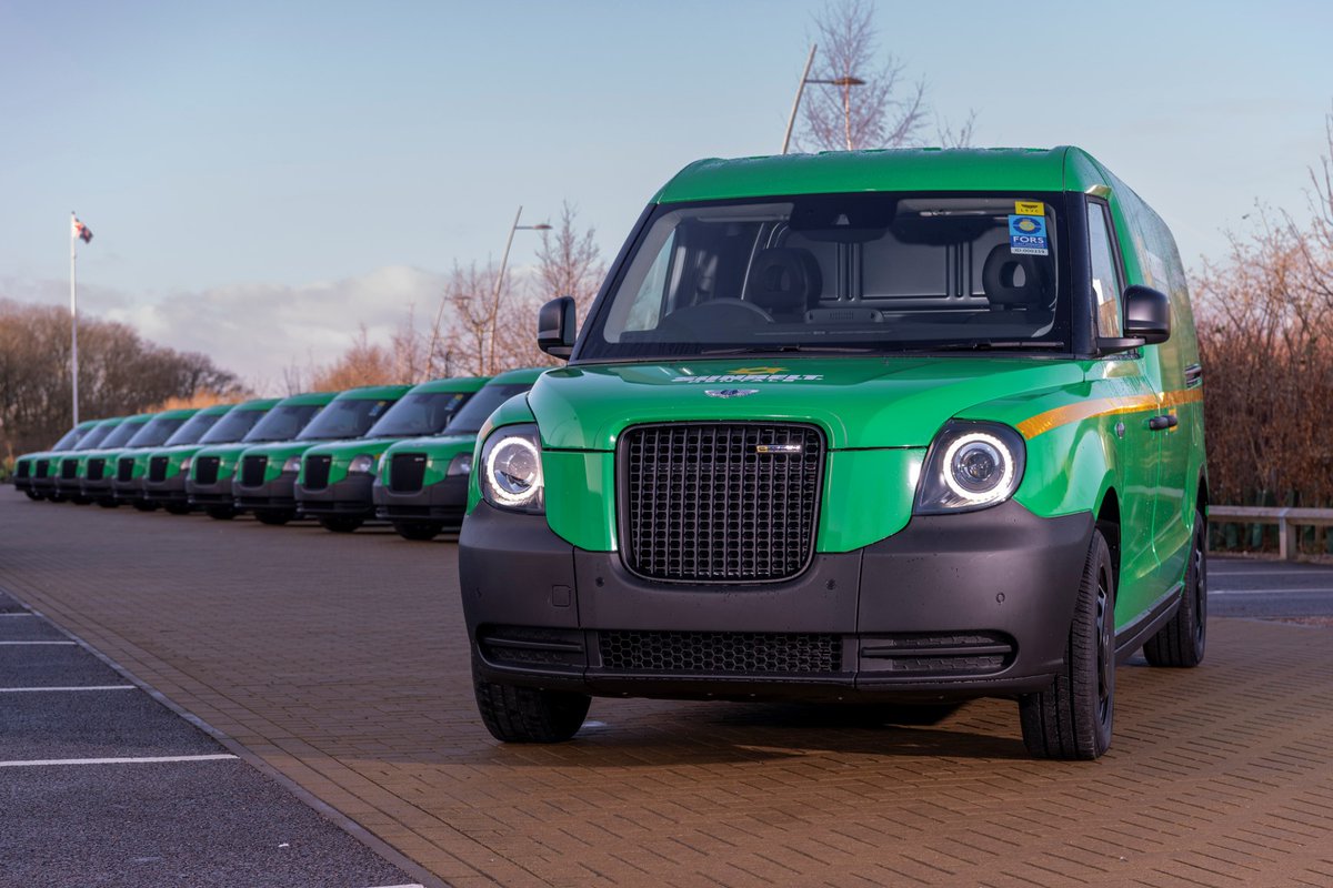 LondonEVCompany's tweet photo. LEVC have partnered with @sunbeltrentaluk delivering a fleet of 22 new #VN5 electric vans.

Sunbelt are taking action to electrify their transport operations, with this deal at the core of their #sustainability strategy.

Read More: https://t.co/6k5a4v2xvL

#ElectricVehicles https://t.co/g34rZ9NMB8