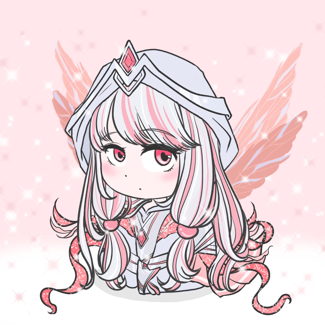 Another #onesiecutie commissioned by <a href="/tasahh/">🧟‍♀️</a> for her game streaming logo!! Meowchi is very honored hihi :3
Thank you so much for trusting my art! Much love from Meowchi 💙💙💙

Here's our pretty gamer's streaming link!
facebook.com/Dragonfly-Gami…

#NFTCommmunity #pentasio