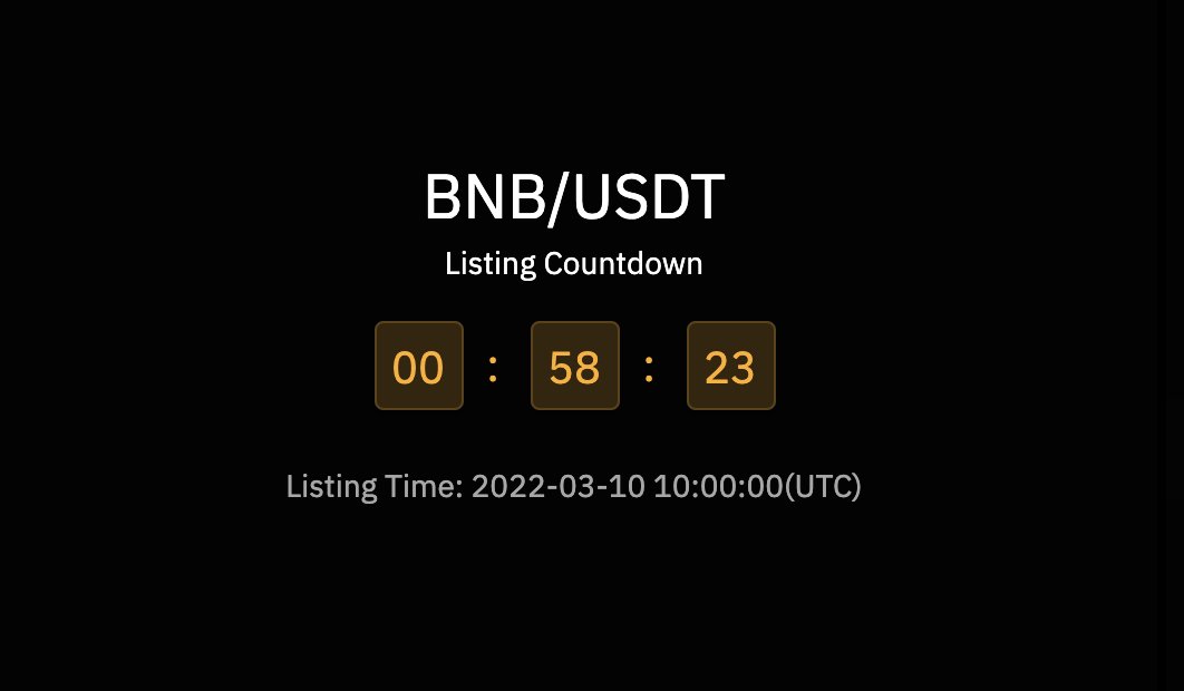 Bybit_Official's tweet photo. 📣 Less than 1 hour away from the launch of the $BNB/USDT spot trading pair!

👉 Get ready to trade here: https://t.co/j8mjJwf6pT https://t.co/xEYfHMIkkU