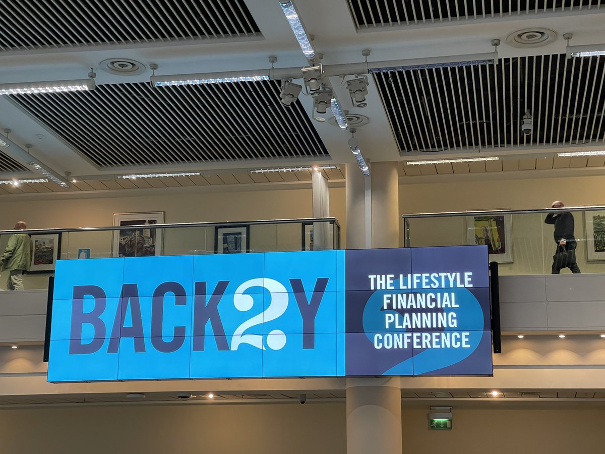 Ready for kickoff for today’s  #BACK2y - The Lifestyle Financial Planning Conference! Back to face to face!
