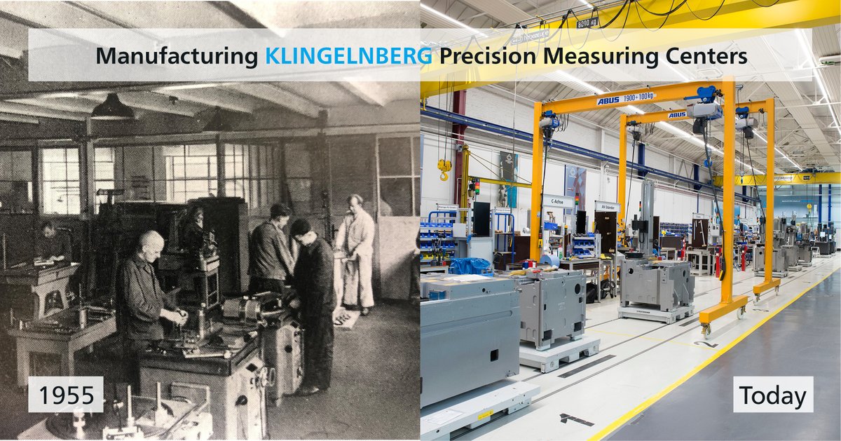 KlingelnbergG's tweet photo. #ThrowbackThursday: How time flies: #Klingelnberg Precision Measuring Centers in Sync: Modern, rail-guided, flow production assembly line with ten workstations in final assembly makes timely deliveries via a reliable timetable. 
#Tbt #measuringtechnology https://t.co/EvbCNmyta9